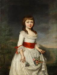 Retrato de la Duquesa Charlotte Frederica de Mecklenburg-Schwerin de niña